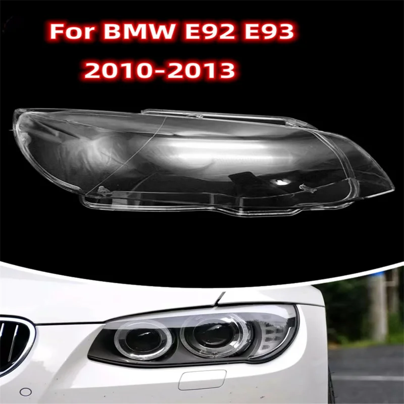

Для BMW M3 E92 E93 2010 2011 2012 2013 двухдверная Крышка для фары купе Накладка для фары прозрачный корпус для фары абажур из оргстекла