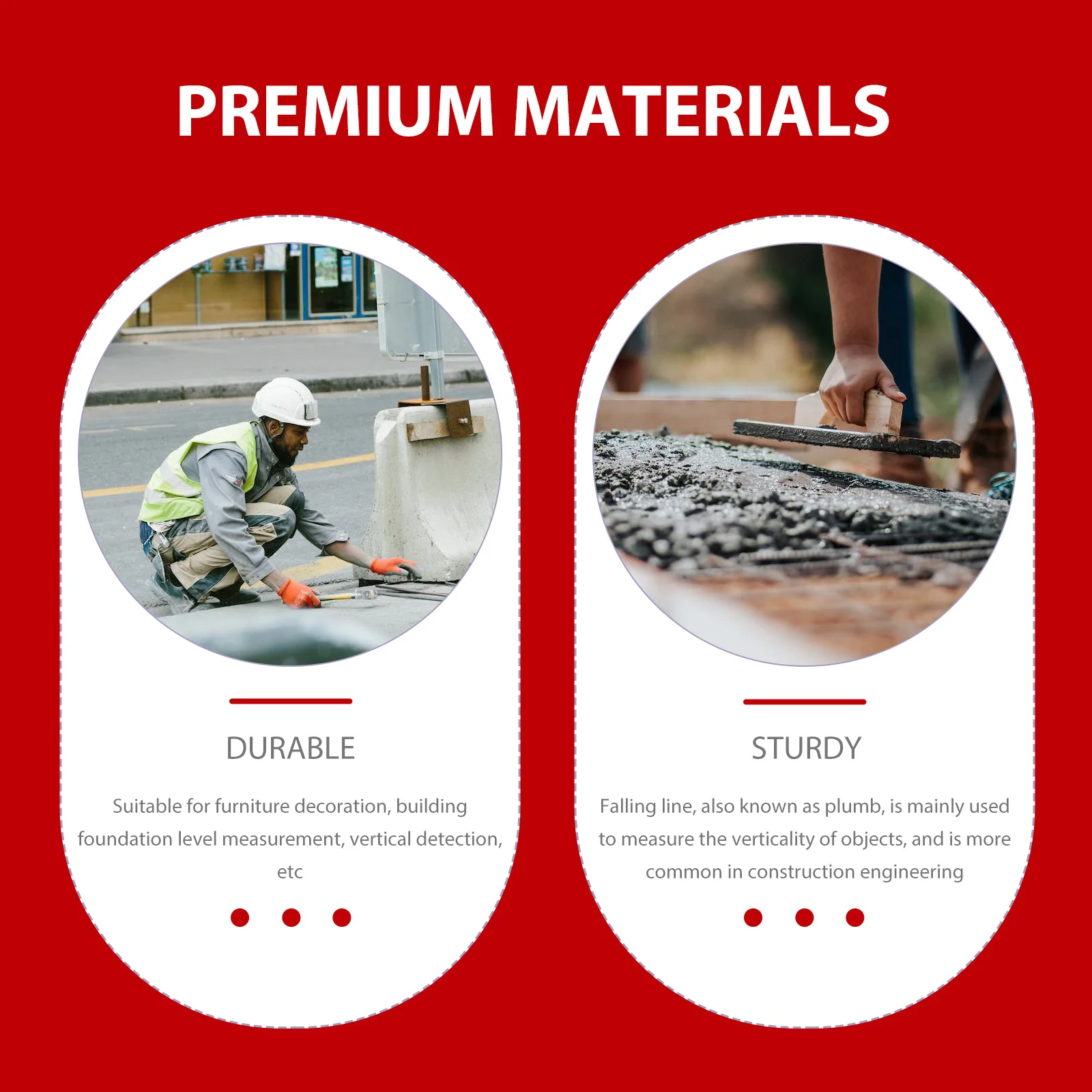 

Professional Plumb Bob Vertical Hammer Wire Pendant 300g Building Measuring Tool Precision Balanced Durable