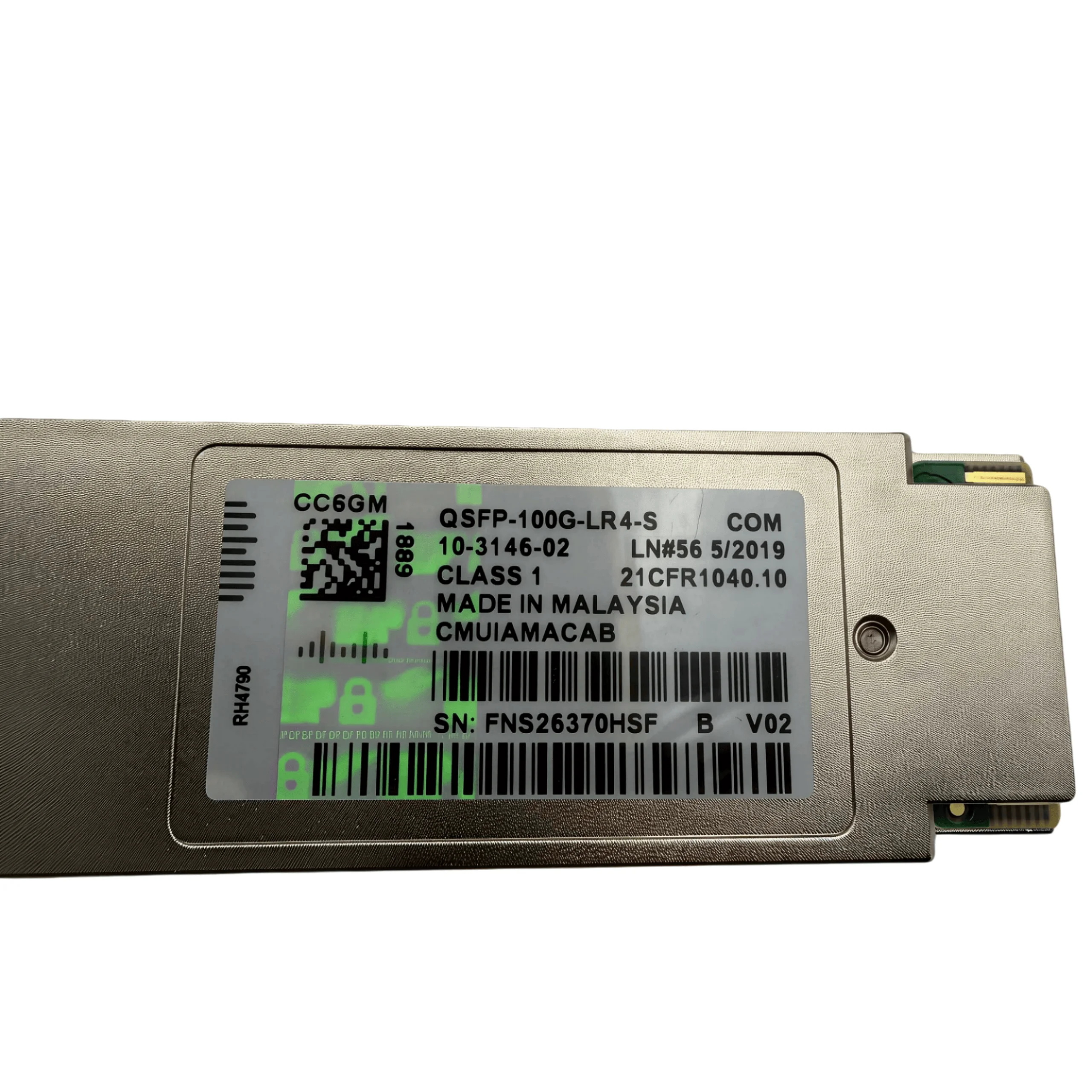 For Cisco QSFP-100G-LR4-S COM 10-3146-02 QSFP28 100G LR4 Optical Transceiver Module Compatible Network Equipment