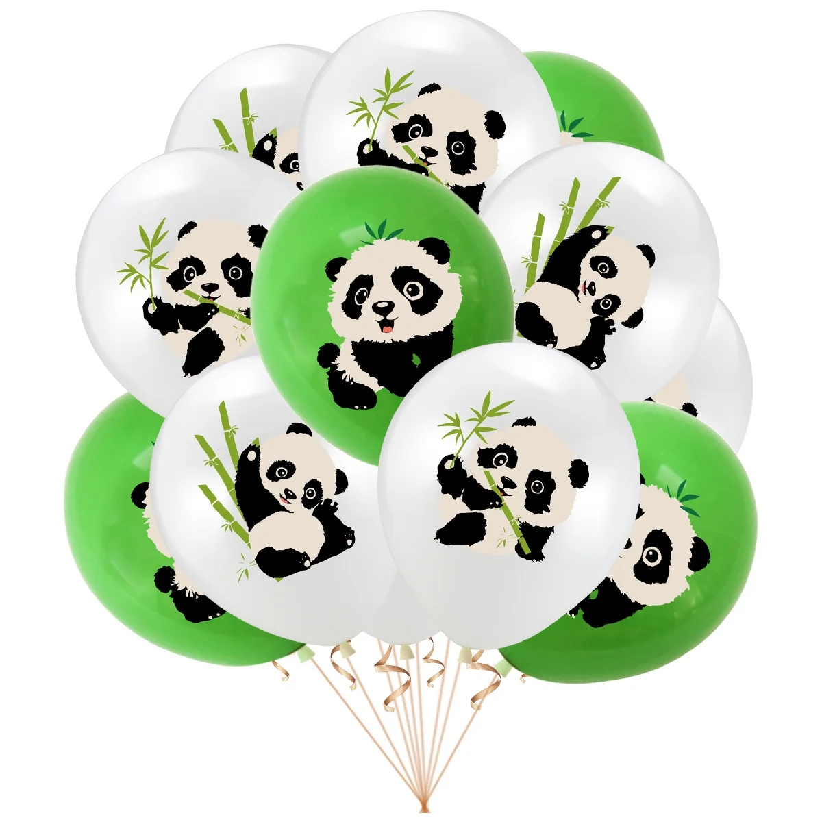 

Decoration Panda Party Latex Balloon Birthday Party Layout Balloon 21PCS Giant Panda Theme Birthday Party Set Type Shape Style