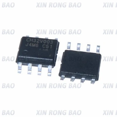 10Pcs/lot CH32V003J4M6 chip Industrial-grade MCU RISC-V2A, Single-wire Serial debugging Interface