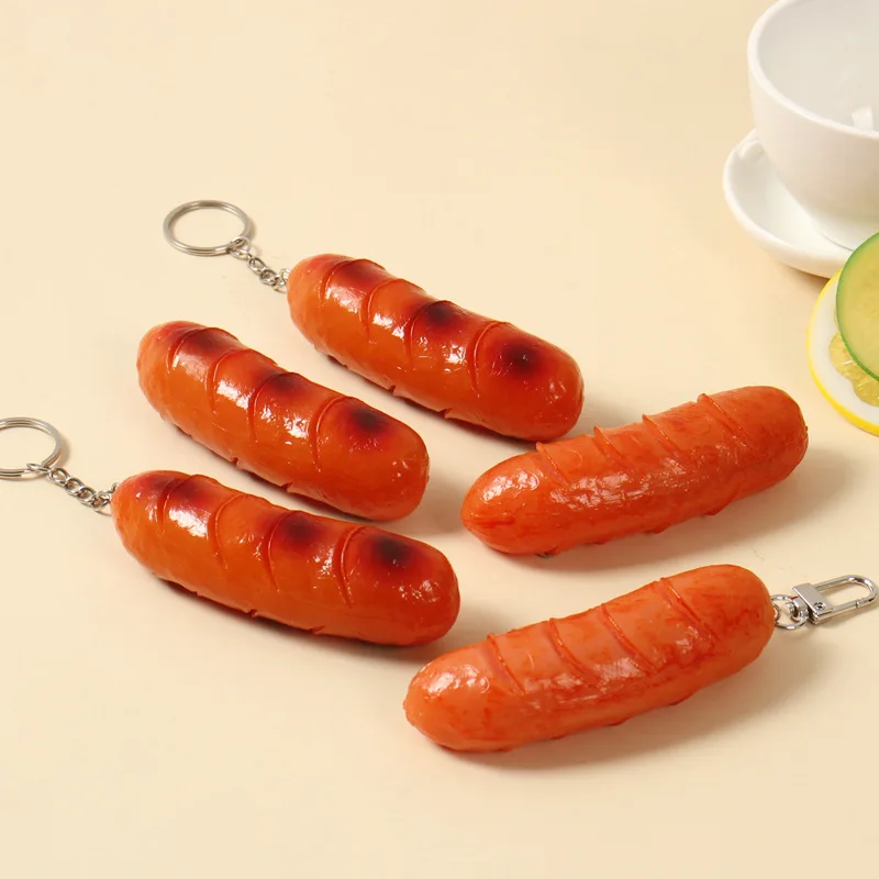 Fake Sausage Ham Sausage Simulation Food Play Meat Sausage Grilled Snack Kitchen Model Food Decoration Props Home Decor