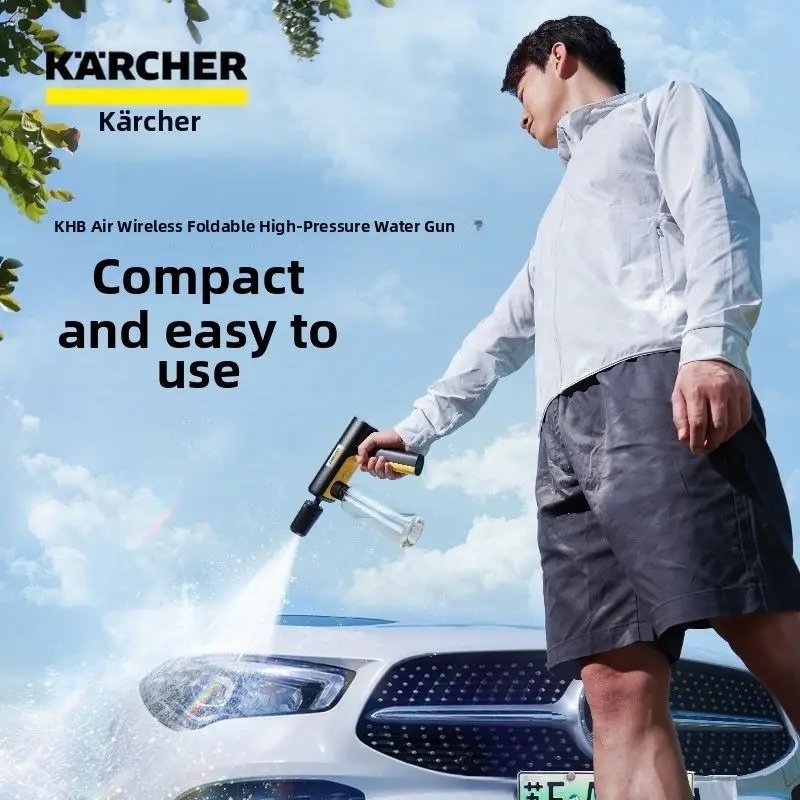 Wireless Car Washer khb-air Large Water Volume High Pressure Efficient Flushing Portable Fast Charging Multi Gear