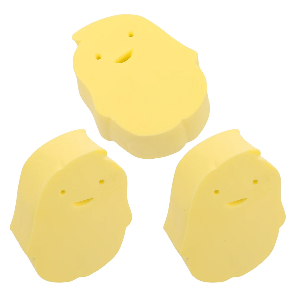 

3pcs Penguin Newborn Bath Sponge Baby Bath Sponge Cute Animal Design Newborn Kids Pva Sponges Body Scrubber Bathing Tools