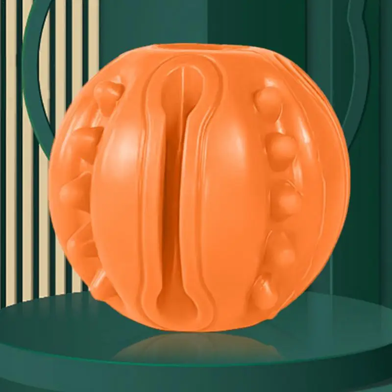 Dog Food Dispenser Toy Leaking Food Ball Toy Smooth And Delicate Chewing Toy For Small Medium And Large Dogs
