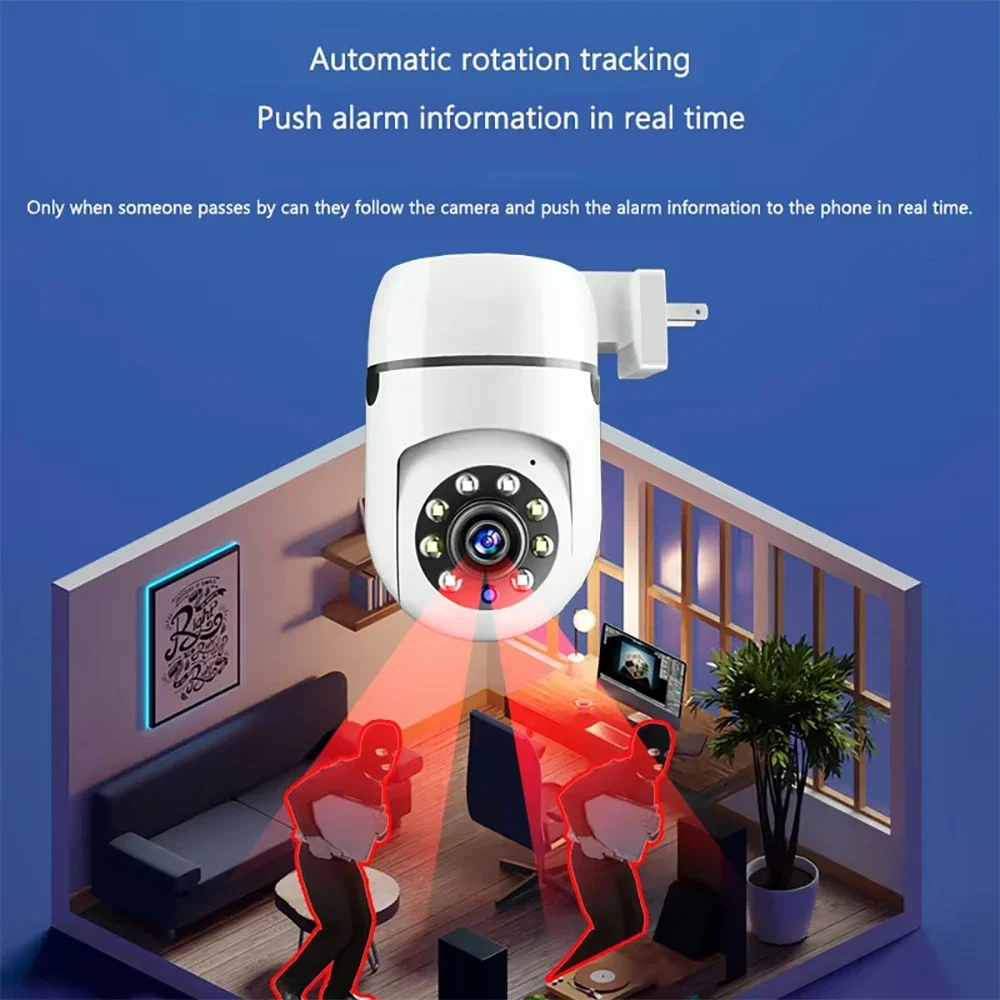 A11 Mini telecamera Wifi Smart Home PTZ Webcam Telecamera IP di sicurezza CCTV LED Visione notturna Baby Monitor Video sorveglianza Spina UE USA