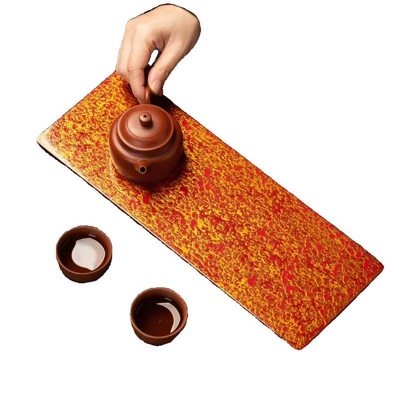 

Rhino skin lacquer dry brewing table Household tea table