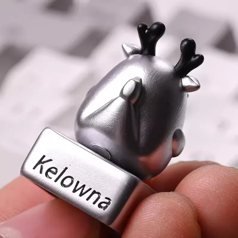 1 Piece Kelowna 2024 The Year Of The Loong Personalized Keycap 3D Relief Resin Painted Key Cap For MX Switch Mechanical Keyboard