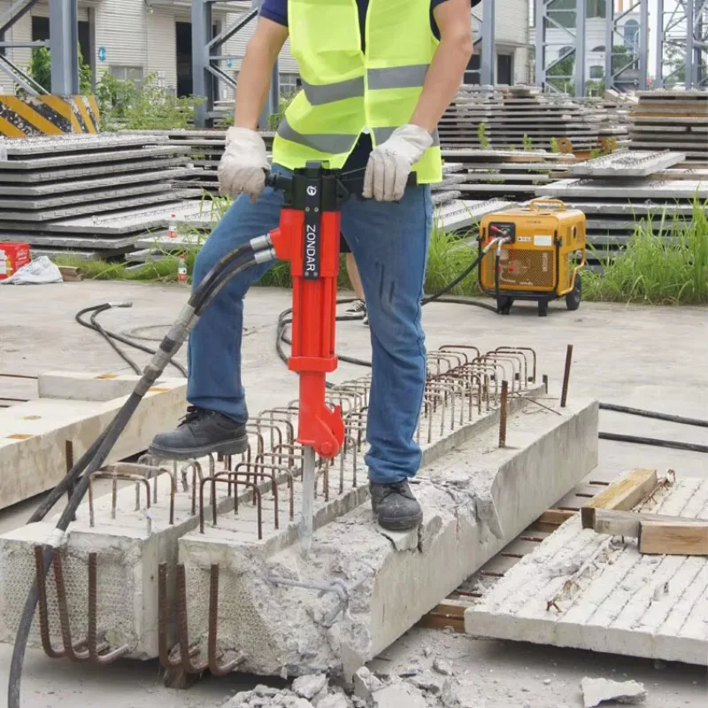 Manufacturer Directly Supply Handheld Hydraulic Breaker And Hydraulic Power Pack For Concrete Demolition