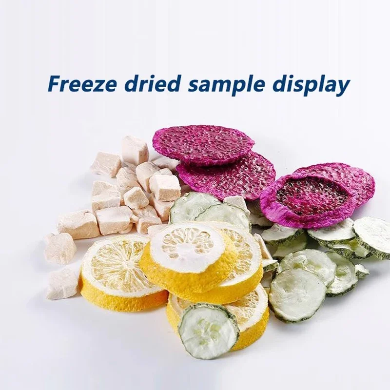 4-6kg/Batch Vacuum Fruit Freeze Drying Dried Machines for Candy Mini Vegetables Lyophilizer Food Freezer Dryer 5 Layers