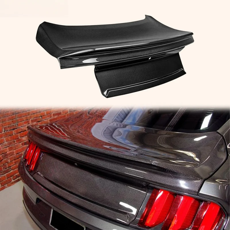 

Для моделей 2015-2023 гг. Карбоновая задняя накладка на бампер в стиле DT для крышки багажника