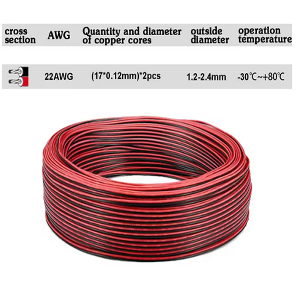 1m-100m RGB Led Connector 2pin 3pin 4pin 5pin LED Cable Extension Extend Cord Connector Wire For RGB rgbw single color LED Strip