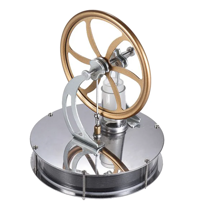 Temperature Stirling Engine Motor Model Heat Steam Learning Education Tool to Understand the Working Principle