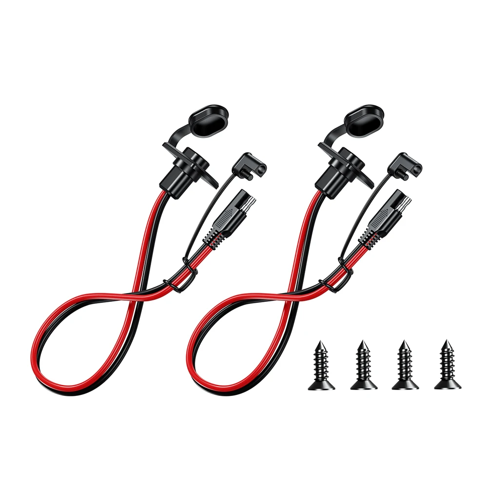 

12AWG 30CM SAE Quick Connector Harness Dustproof Battery Charger SAE Extension Cord Adapter Female Power Wire Connector Harness