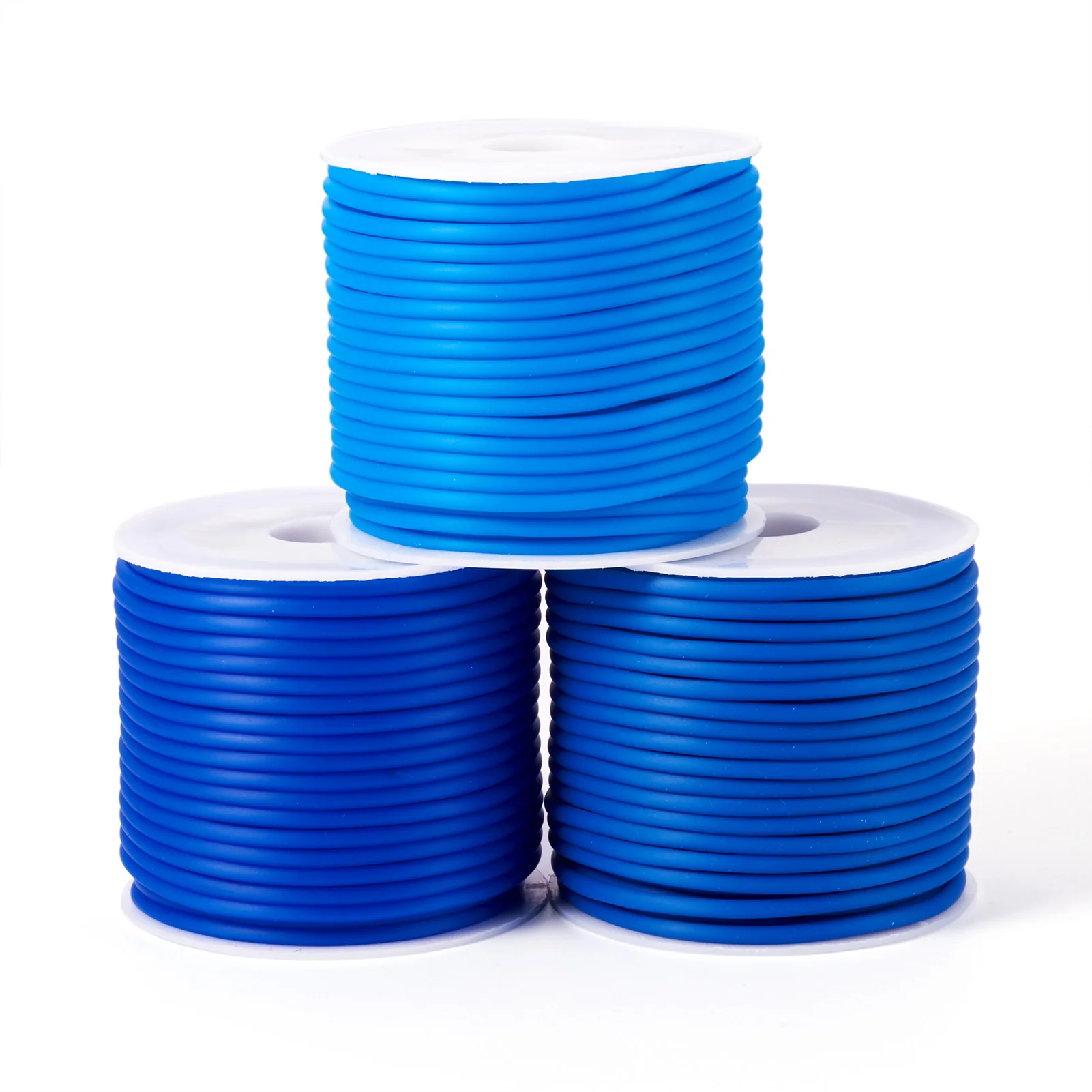 

10M/Roll 2mm Hollow Pipe PVC Tubular Synthetic Rubber Cord for Braided Bracelets Necklaces DIY Making Findings Crafts Decoration