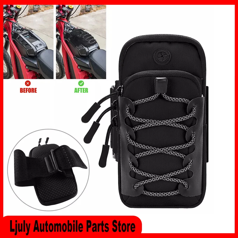 1Pc Motorcycle Battery Cover Mobile Phone Storage Bag Sport Armband Bag For Sur-Ron Sur Ron Surron X S Segway X160 X260 Parts