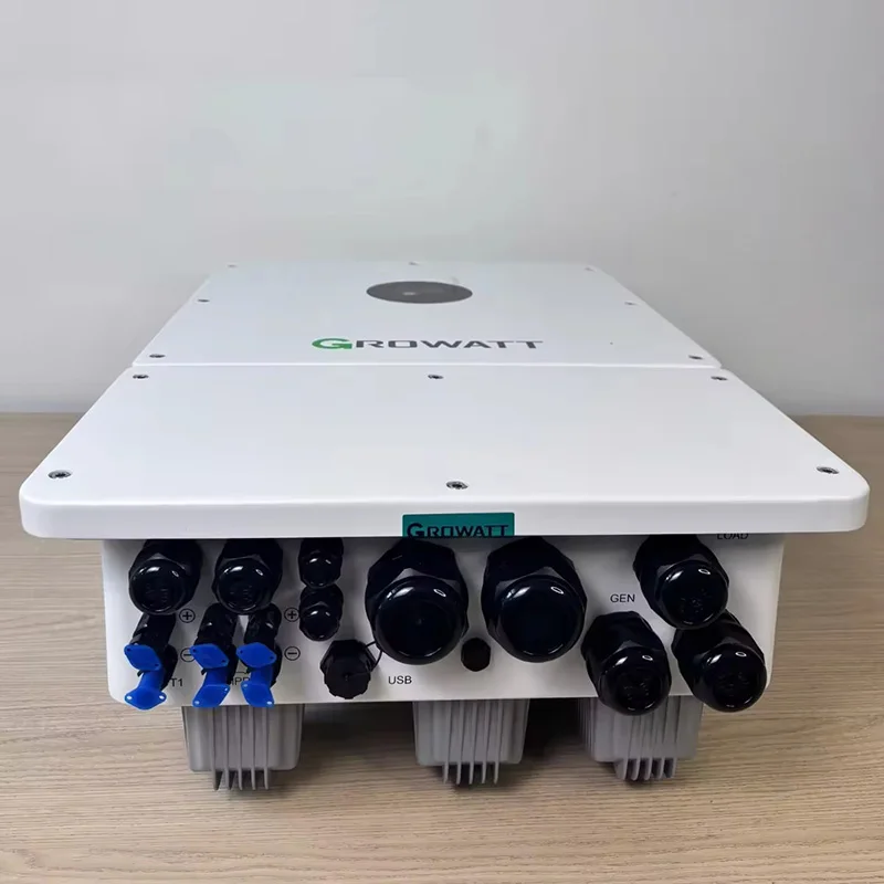 

Growatt 10KW 15KW Hybrid Inverter WIT 10K-HU Three Phase Inverter Stock Max Input 1000V IP66 Three Outputs Solar Inverter