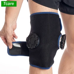 Knee Ice Pack Wrap, Hot and Cold Therapy - Reusable Compression Best for Meniscus Tear, Injury Recovery, Bursitis Pain Recovery