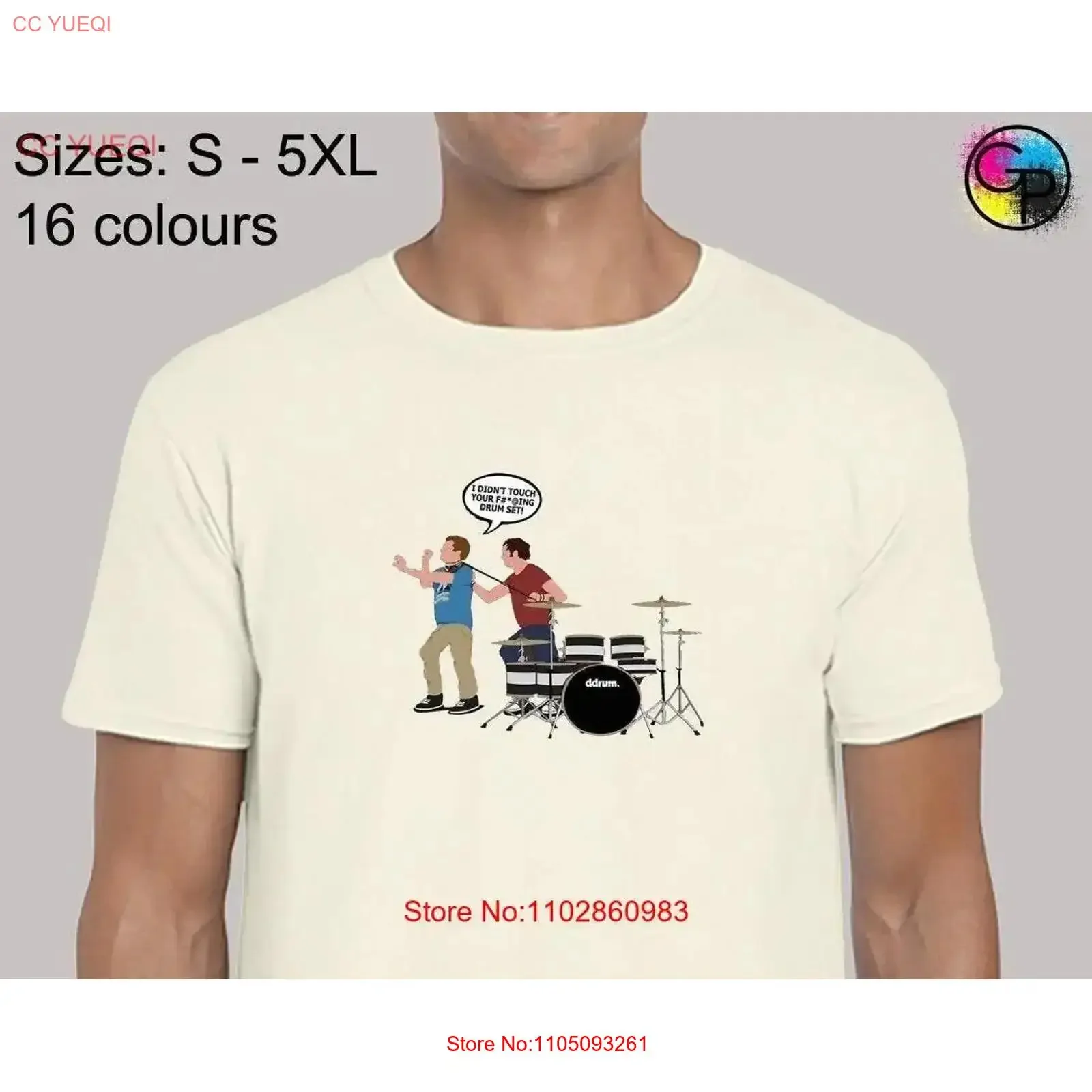 

I didn't touch your drumset mens T Shirt unisex funny step brothers design quote comedy joke prestige worldwide cool retro