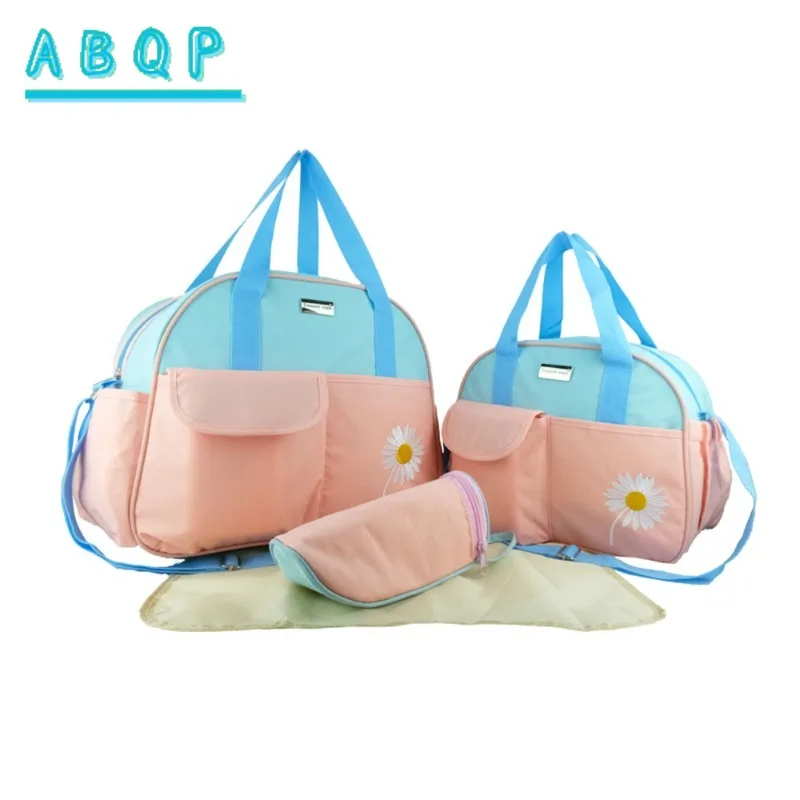 bolsa-de-panales-nueva-de-lujo-a-la-moda-juego-de-4-piezas-bolsa-de-panales-para-bebe-bordada-ligera-de-gran-capacidad