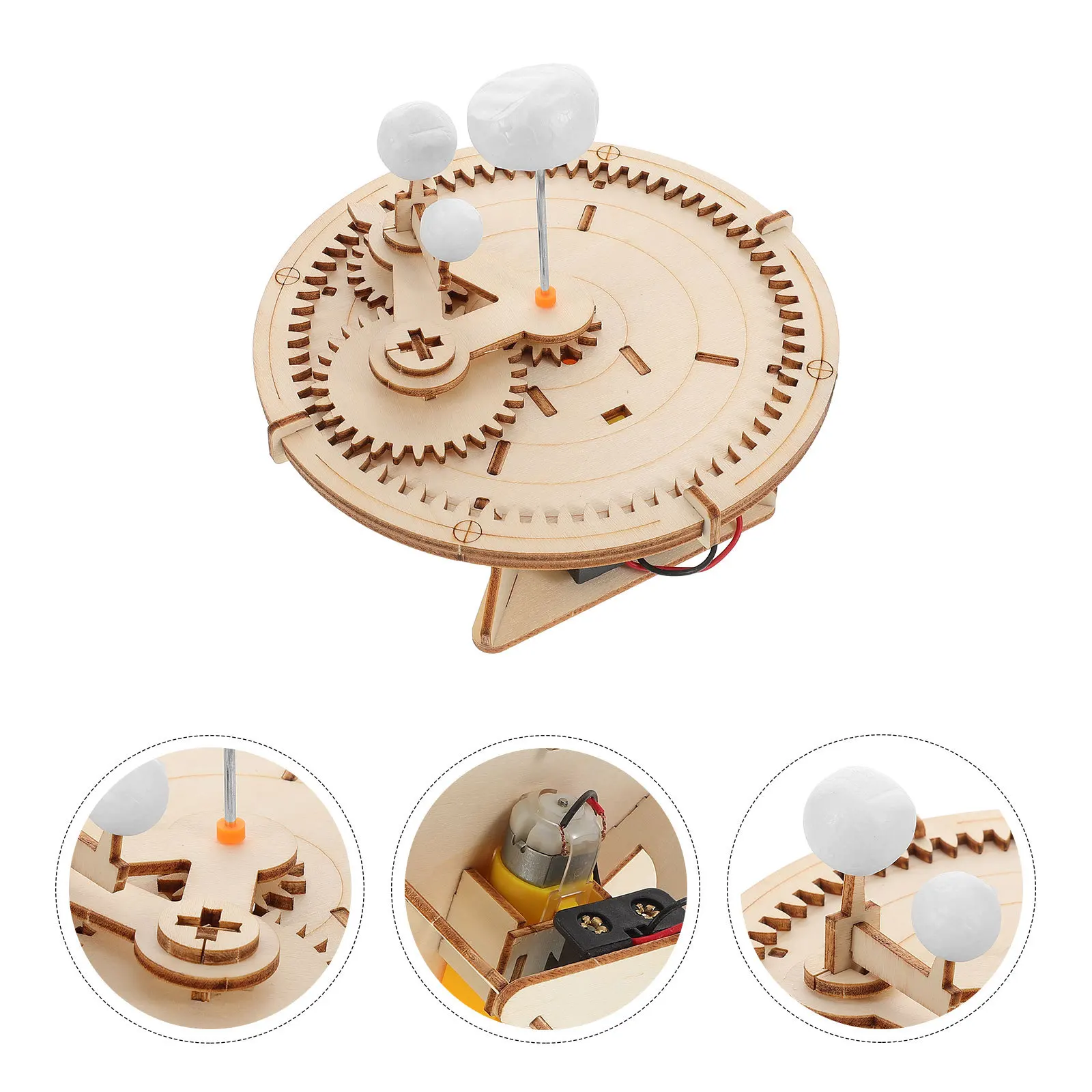 

Solar System DIY Assembly Wooden Puzzle Space Planets Educational Science Learning Astronomy Craft Kit Puzzles Building