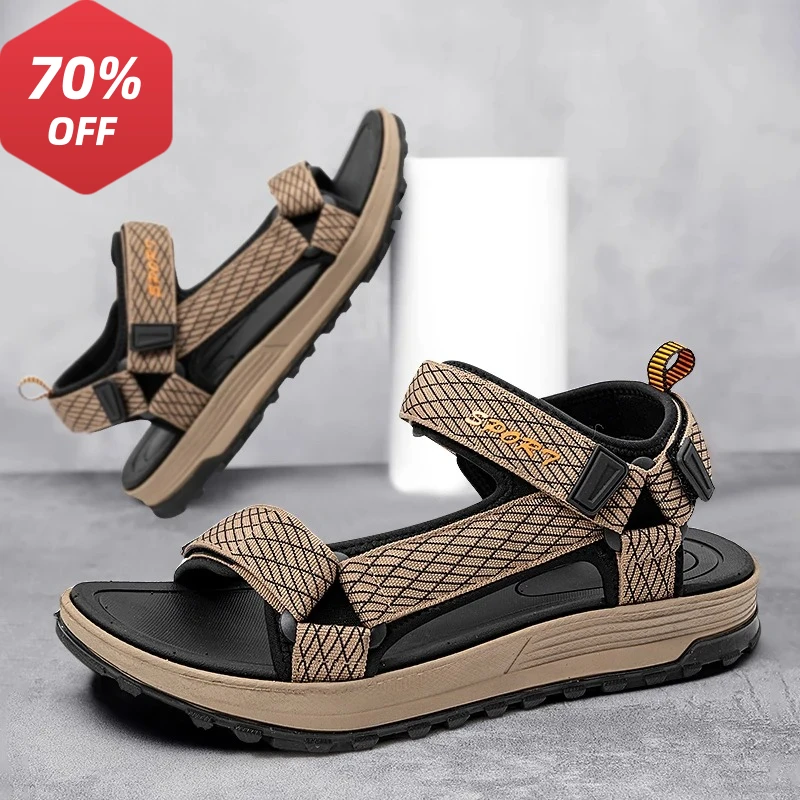 

2026 Summer Men Sandals Fashion Leisure Beach Holiday Sandals for Mens Lightweight Shoes New Outdoor Comfortable Casual Sandals