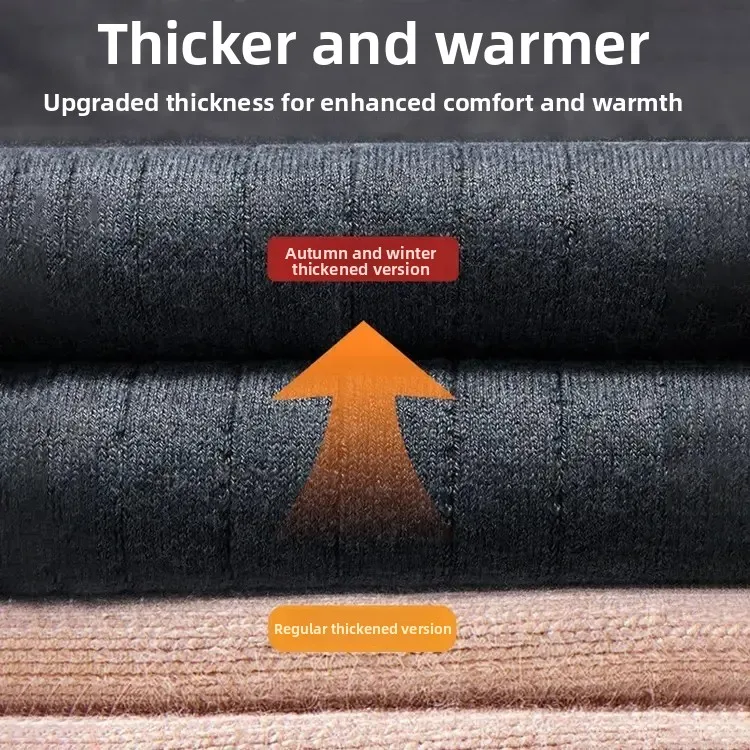 Unisex Extended Thickened Thermal Knee Leg Sleeves, Cold‑Resistant Joint Warm Leg Warmer for Men Women Elderly