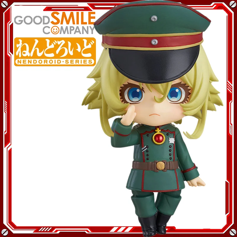 ในสต็อก Good Smile GSC 784 Nendoroid Youjo Senki Tanya Degurechaff อะนิเมะแอ็คชั่นรุ่นของเล่นสะสมของขวัญ