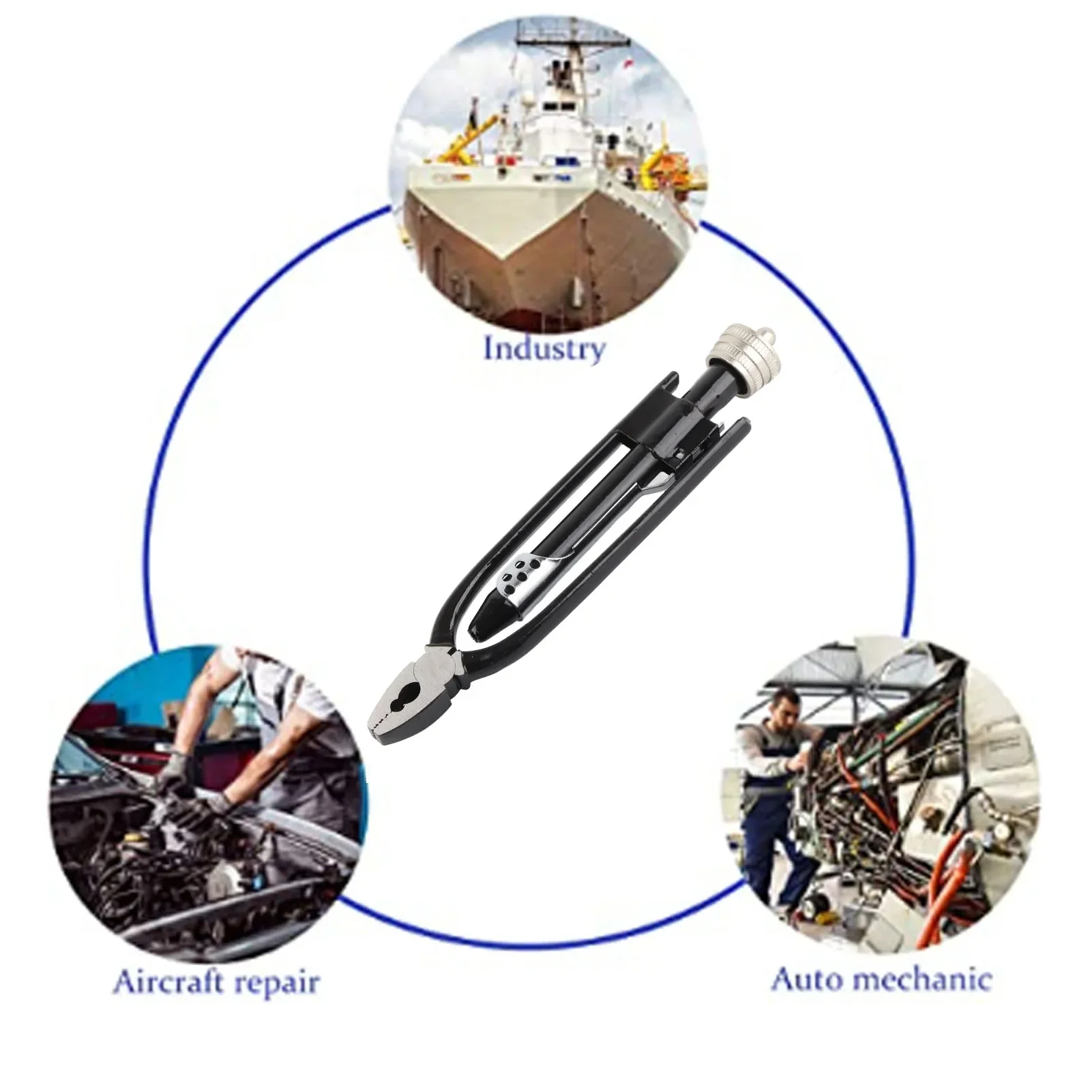 21cm Safety Wire Plier with 25ft Wire | High Carbon Steel Wire Twisting Tool for Aircraft/Automobile/Industrial Safety Plier
