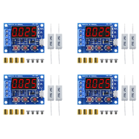 【MEET】4X 1.2V-12V Battery Capacity Meter Discharge Tester Analyzer 18650 Lithium  Lithium Lead Acid Battery Capacity Meter