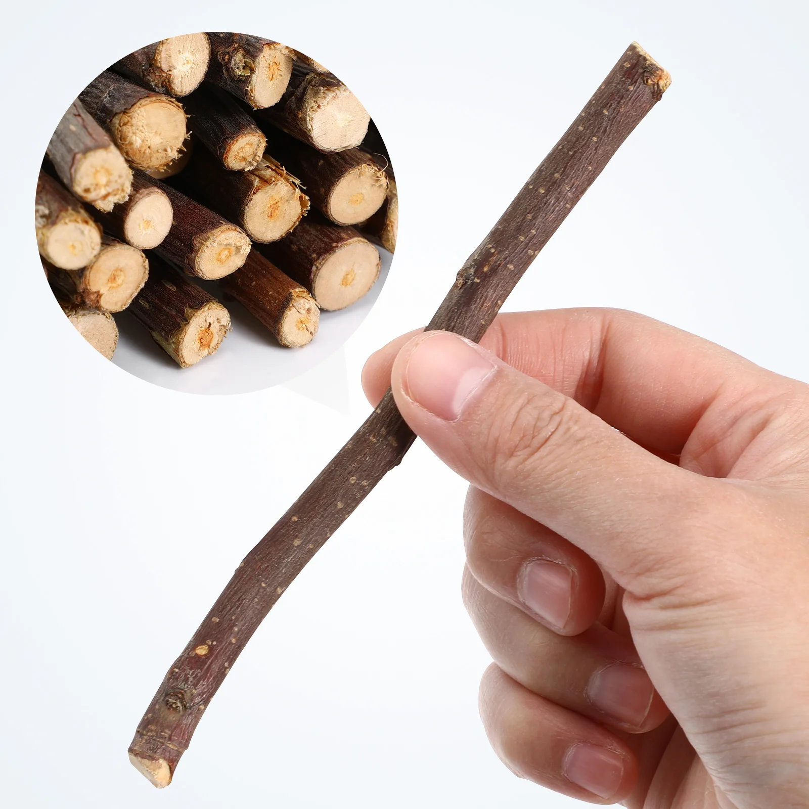 40pcs Wooden Log Natural Craft Wood Sticks For Diy Decoration Rustic Home Decor Long Sticks For Crafts Making Handicraft Supply