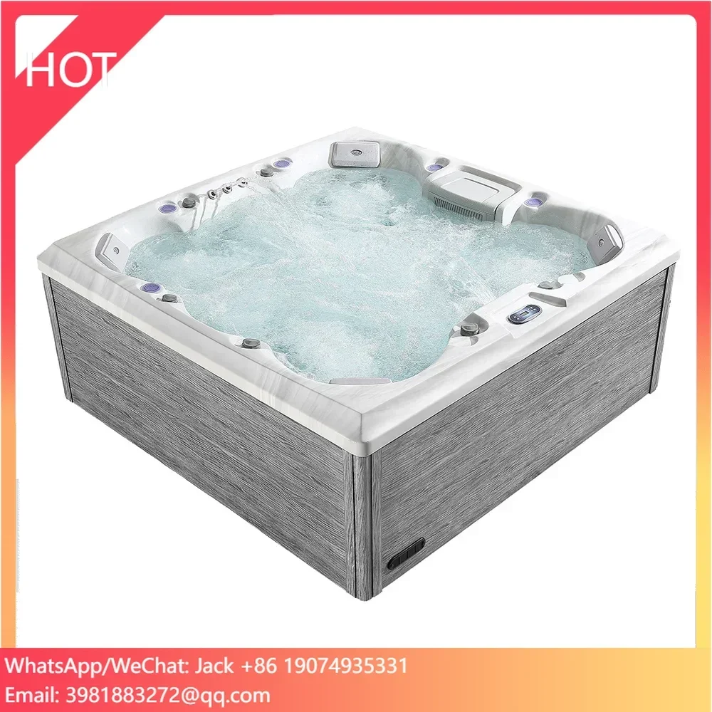 Monalisa spa tubs luxury outdoor plug and play hot tub 7 People whirlpool massage bathtubs hot tube hydromassage tubs