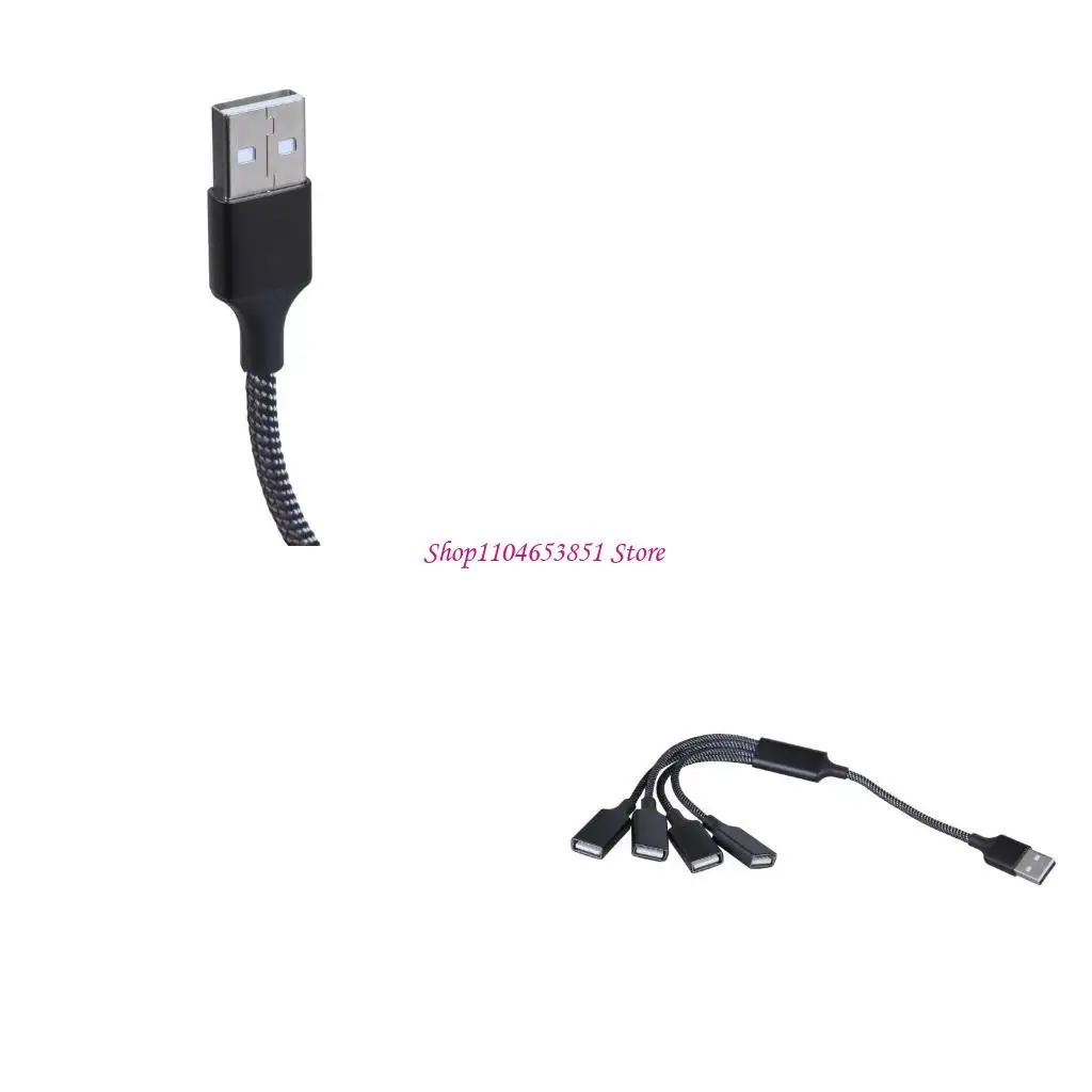 

USB Power Extension Cord 4Ports USB Splitter Cable for Easy Device Management on Laptops and Desktops OTG USB Hub