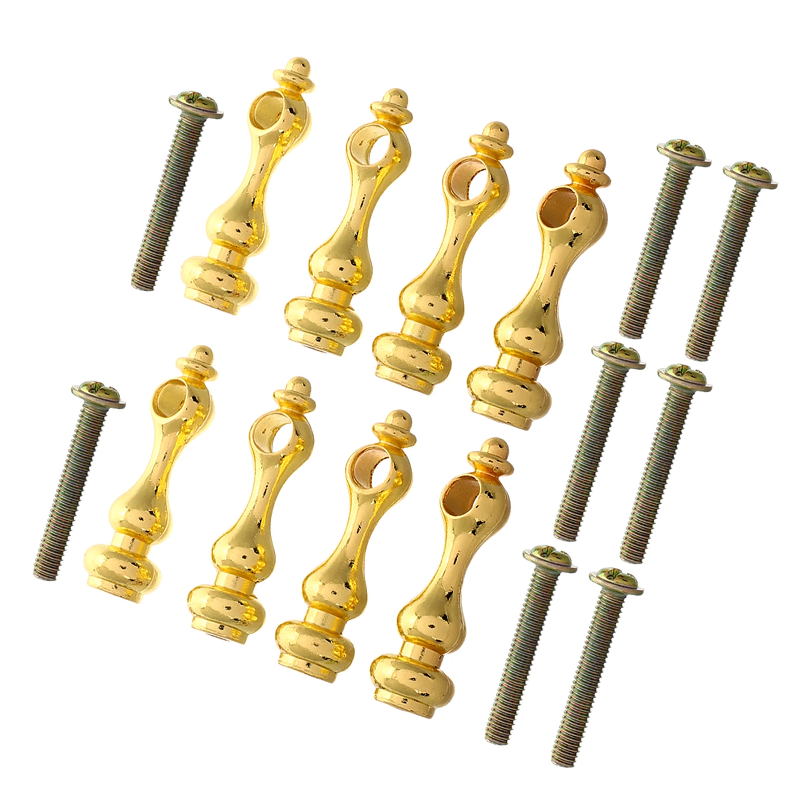 

8pcs Fence Accessories Durable Cabinet Railing Post Cap Column Cover Furniture Accents Iron Decor Suitable Cabinets