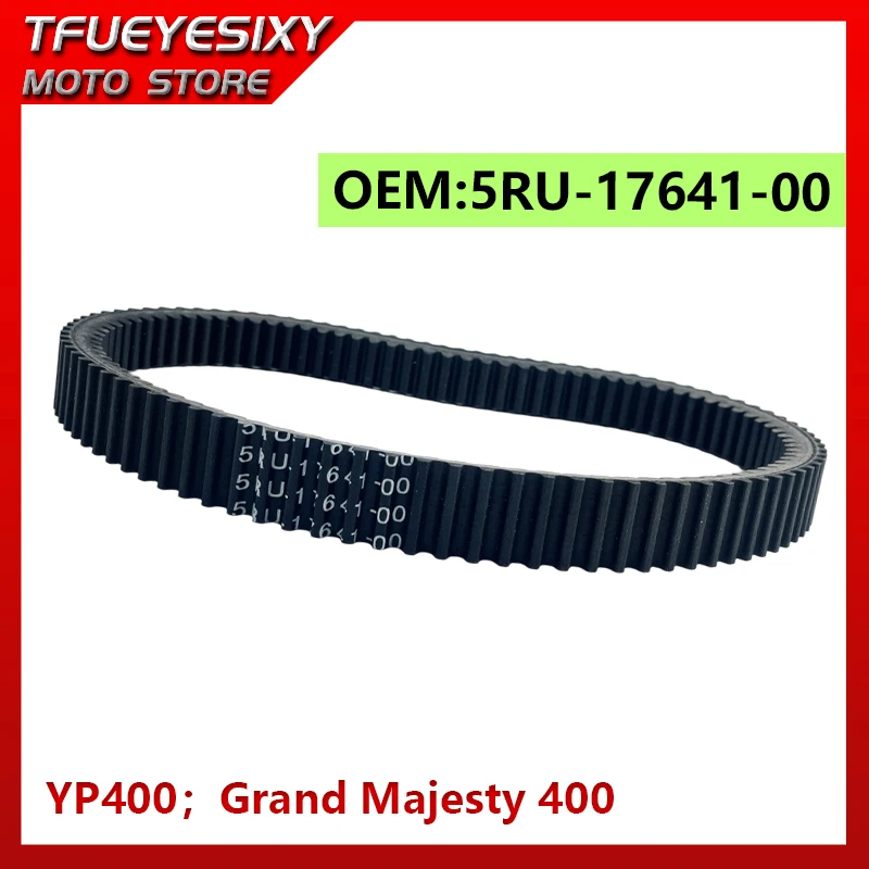 5RU-17641-00 Motorcycle Drive Belt For Y/amaha YP400 Grand Majesty 400 2005-2011 Majesty 400 2004 2005 2006 2007 2008 2009-2014