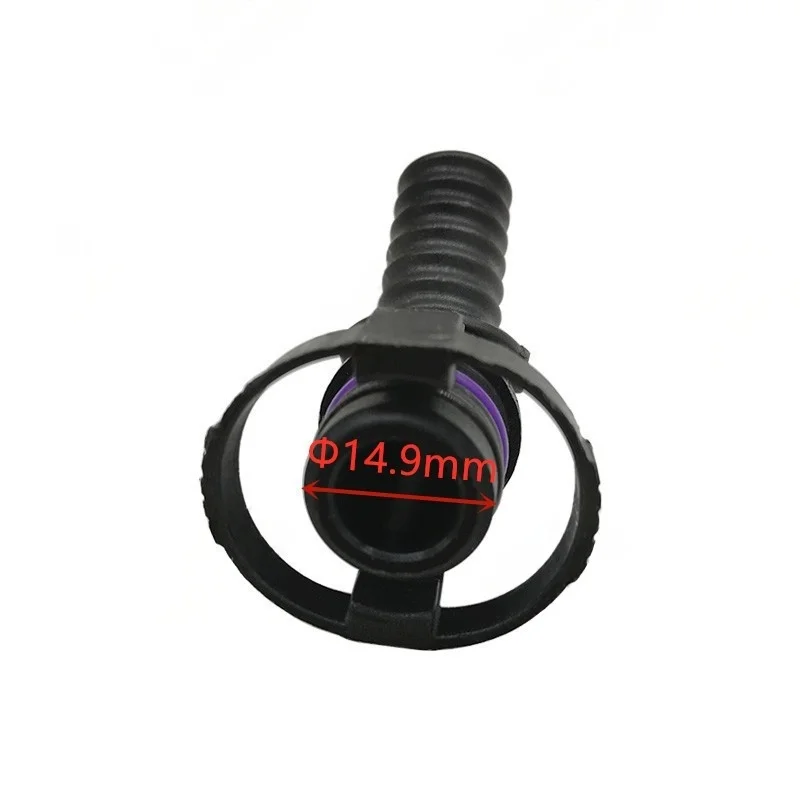 14.9mm auxiliary water tank connector water pipe joint 45 degree elbow male connector with high quality original part 2pcs a lot