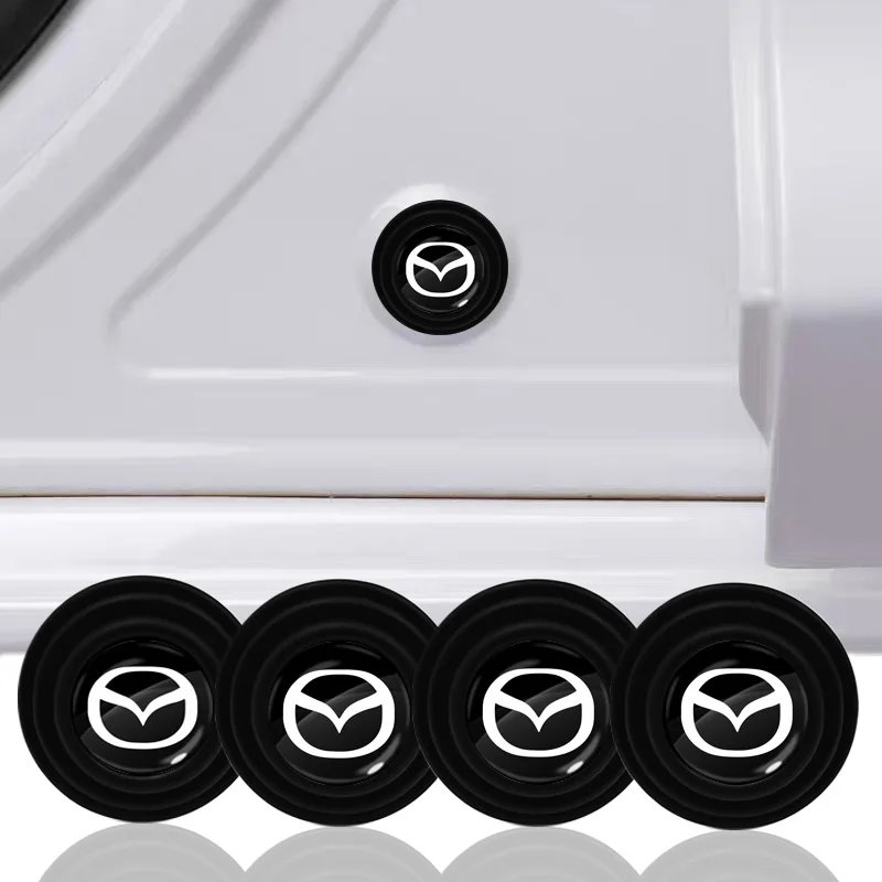 4Pcs Car Door Shock Trunk protection pad Auto accessories For Mazda 3 5 6 323 626 CX-3 CX-4 CX-5 CX-7 CX-9 Axela MX3 Car Gadgets