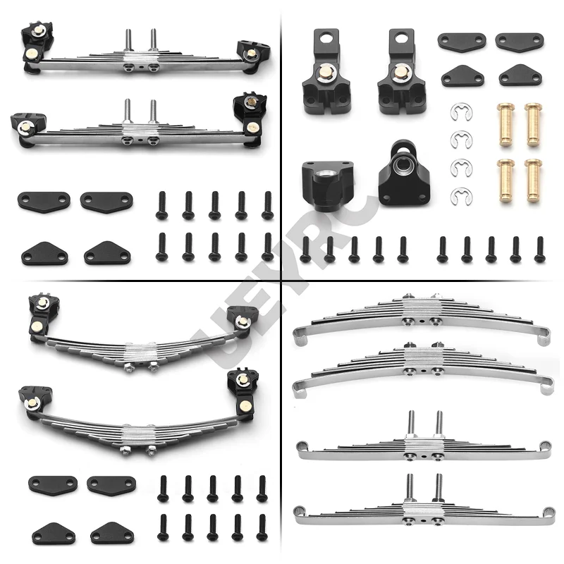 RC Truck LESU Metal Frame Side Suspension M2 Leaf Spring Plate Spring for 1/14 Tamiya SCANIA 770S VOLVO FH16XL MAN TGX Car