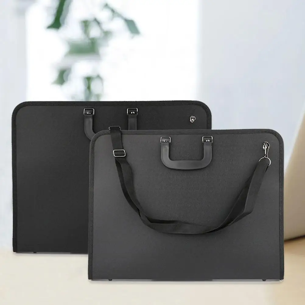 600D أكسفورد محفظة حالة A3 حقيبة الرسم المحمولة تخزين مقبض خفيف الوزن تصميم حمل الفنان لوازم اللوحة