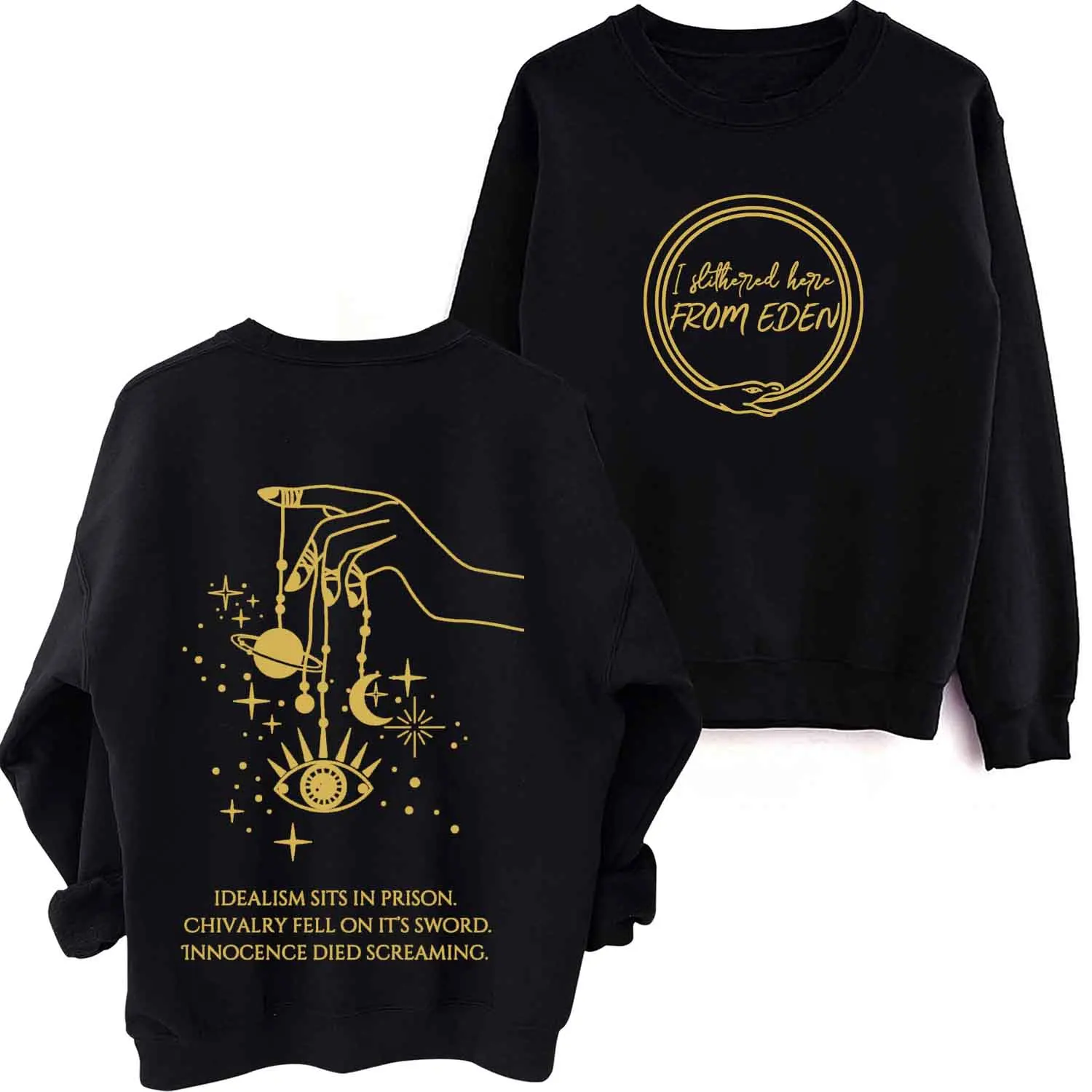 

Hozier Hozier From Eden 2024 O-Neck Long Sleeve Spring and Autumn Men Clothing Hoodies Women Printing Regular Casual