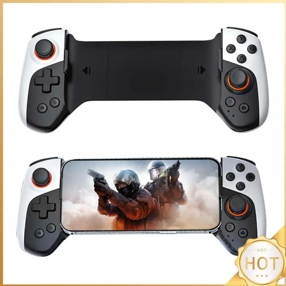 

Mobile Gaming Controller Bluetooth-Compatible5.3 Turbo/Back Button/Vibration Cell Phone Gamepad for Android iPhone iOS Switch PC