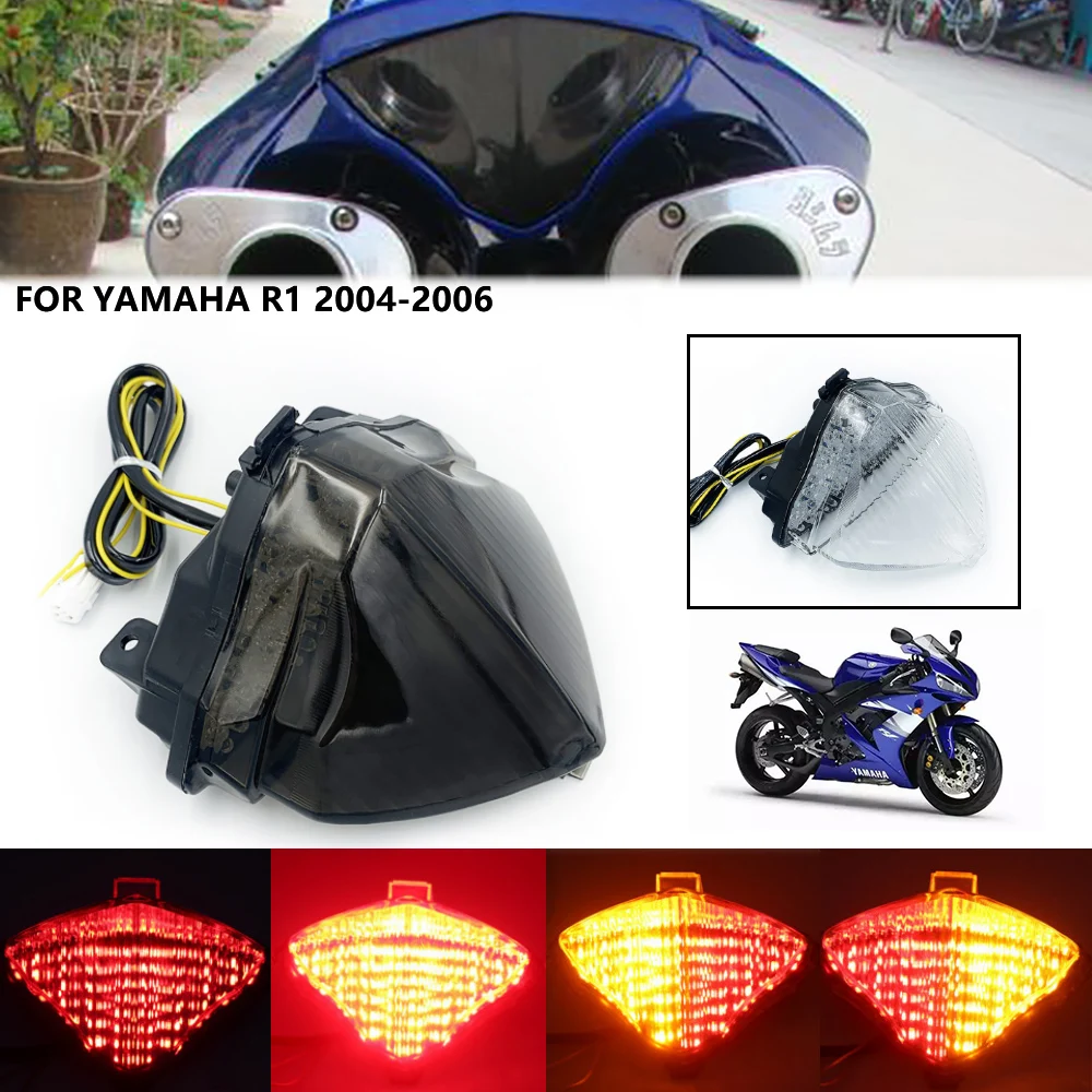 

For Yamaha YZF R1 2004 2005 2006 Rear Tail Light Brake Turn Signals Integrated LED Light Motorcycle light Motorcycle Accessories