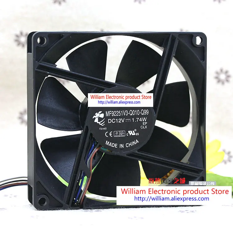 

Original MF92251V3-Q010-Q99 12V 1.74W 9CM 90*90*25MM Projector Cooling Fan