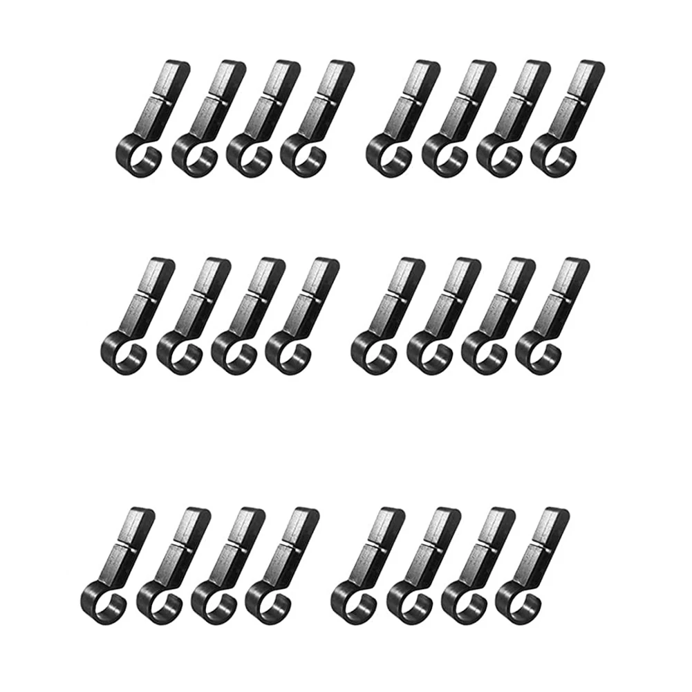 Efficientt-100Pcs Helmet Clips For Head Light Lamp,Hard Hat Accessories,Head Light Hook, Hard Hat Light Clips,Head Light Lamp Cl