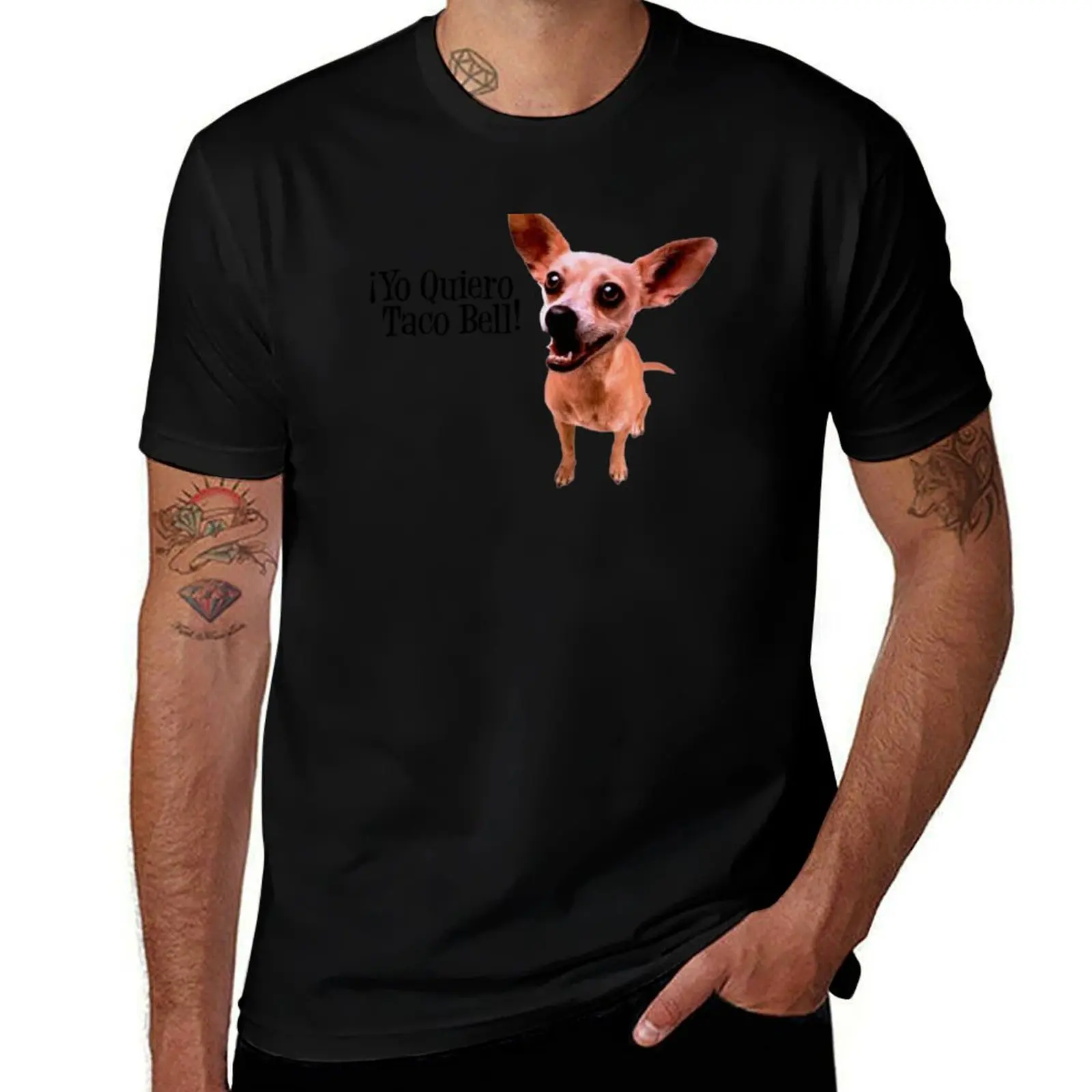 Yo quiero Taco Bell chihuahua T-Shirt Funny t-shirts anime figures topping t shirt men 100℅ cotton