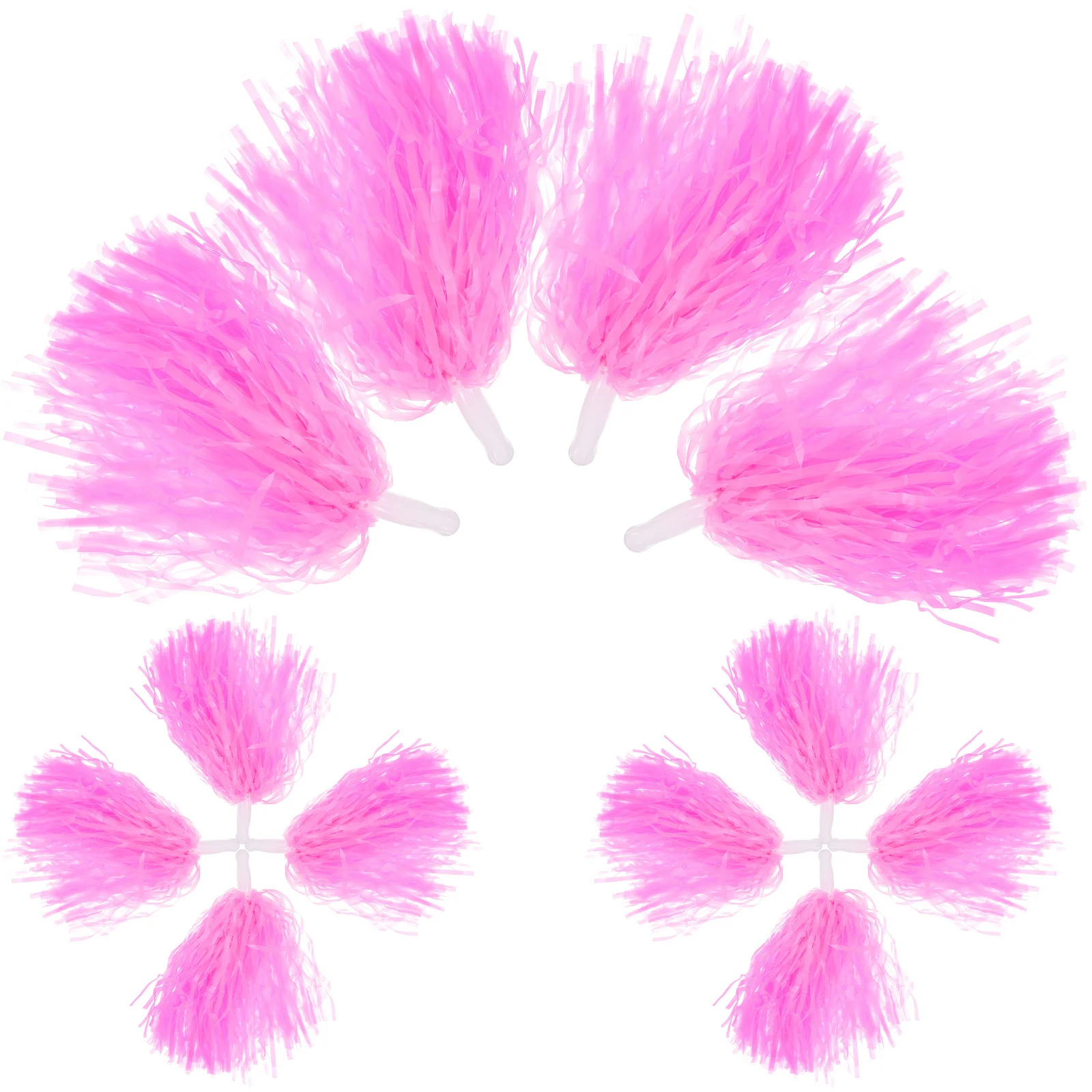 12 قطعة التعامل مع الهتاف بوم بومس مشرق الساطع البلاستيك بوم بومس الرقص حفلة روح لوازم الأداء الدعائم #1