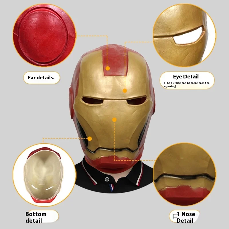 Surrounding Movies Thanos Iron Man Mask Helmet Cinematic Universe Infinite Luminous Gloves Makeup Ball Hollywood  Gifts