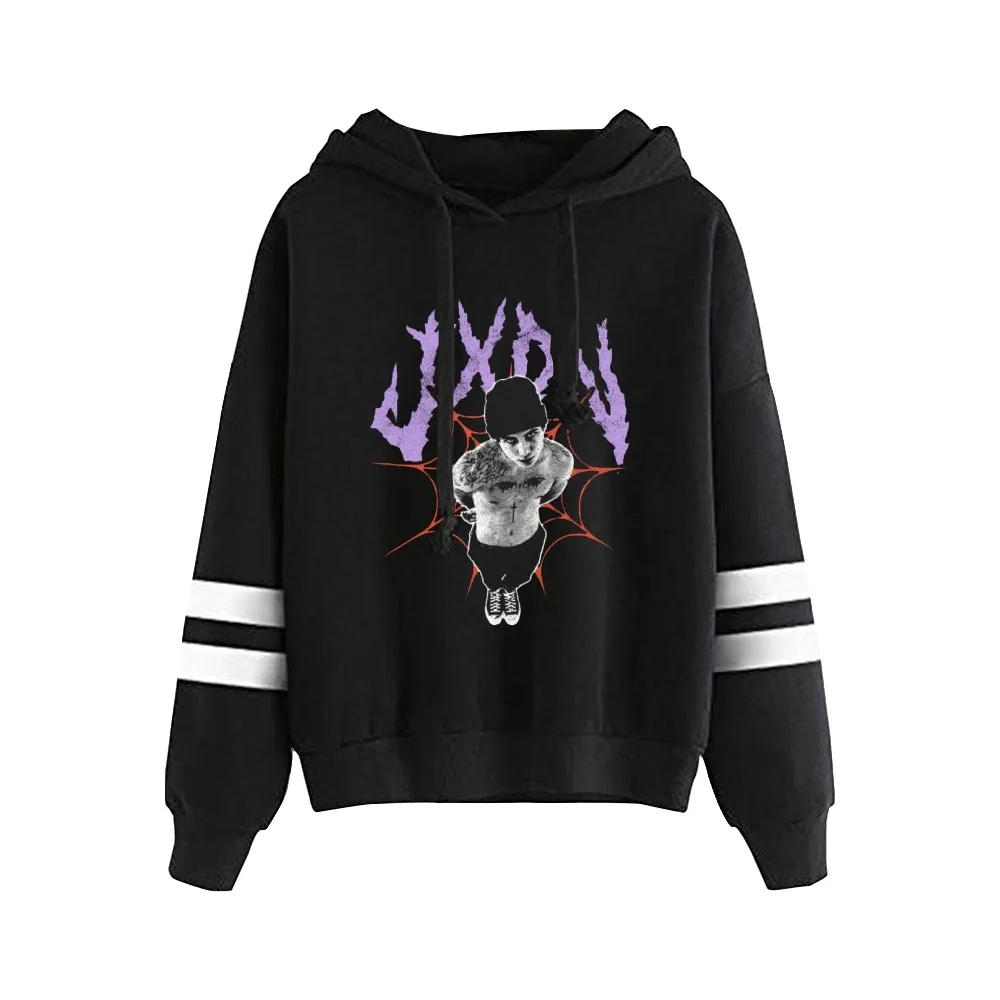 Jaden hosler Hoodie Pria Wanita, baju Sweatshirt lengan tanpa saku Unisex, Pullover 90s Media sosial bintang Jxdn modis