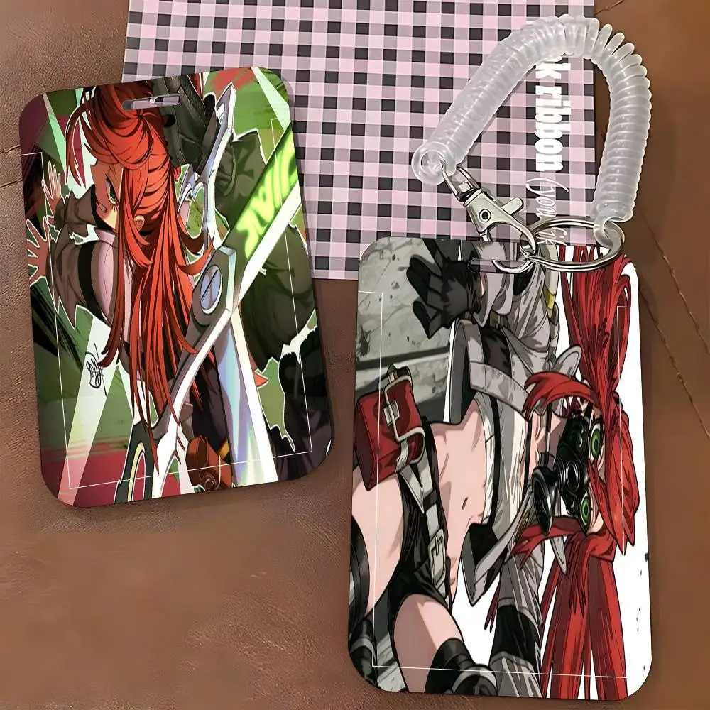 1pc Gachiakuta Riyo ID Card Sleeve School Card Access ID Card Bus Meal Card Protective Sleeve Easy Push