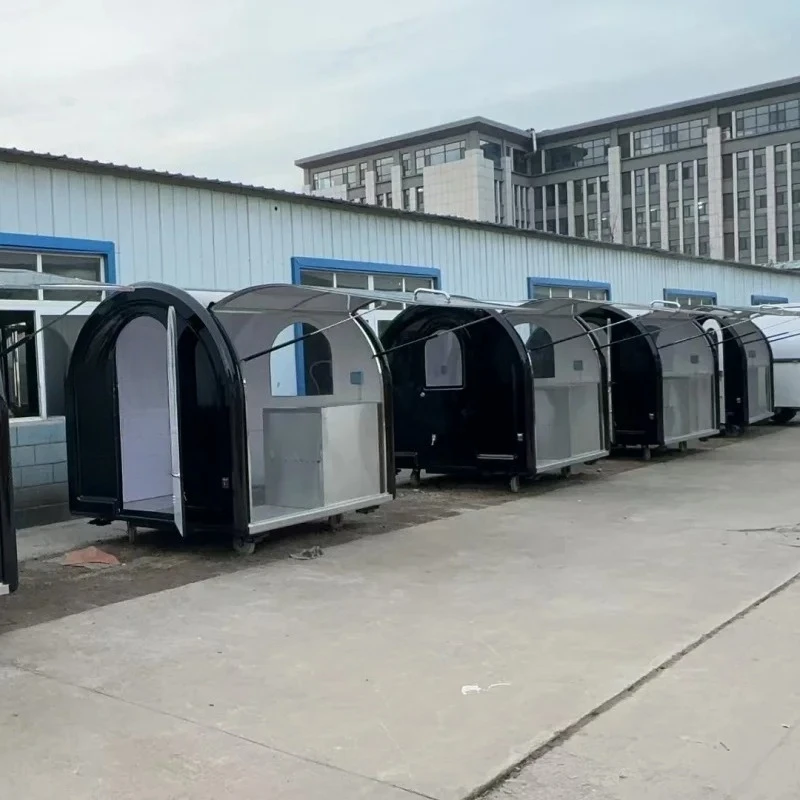 

2024 OEM Multifunctional Stainless Steel Food Trailer Mobile Fast Hot Dog Small Food Truck Customized Coffee Truck